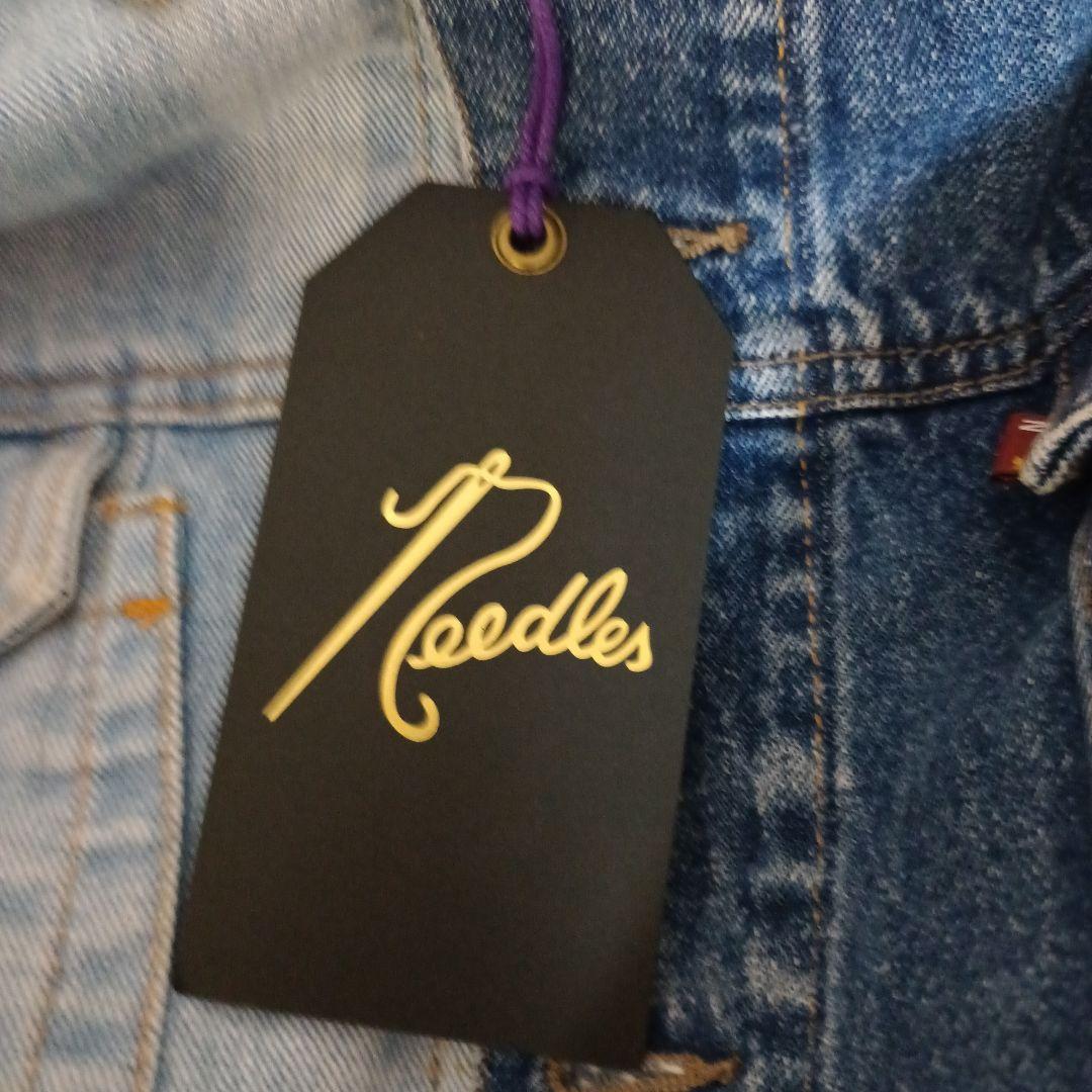 パッチワークデニムジャケット