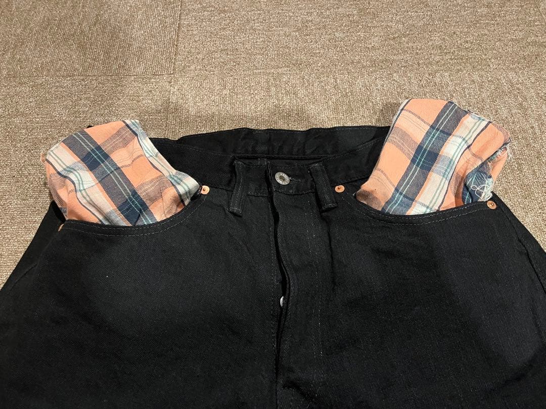 新品】赤タブ TCB jeans Late S40's BKBK 34 大戦