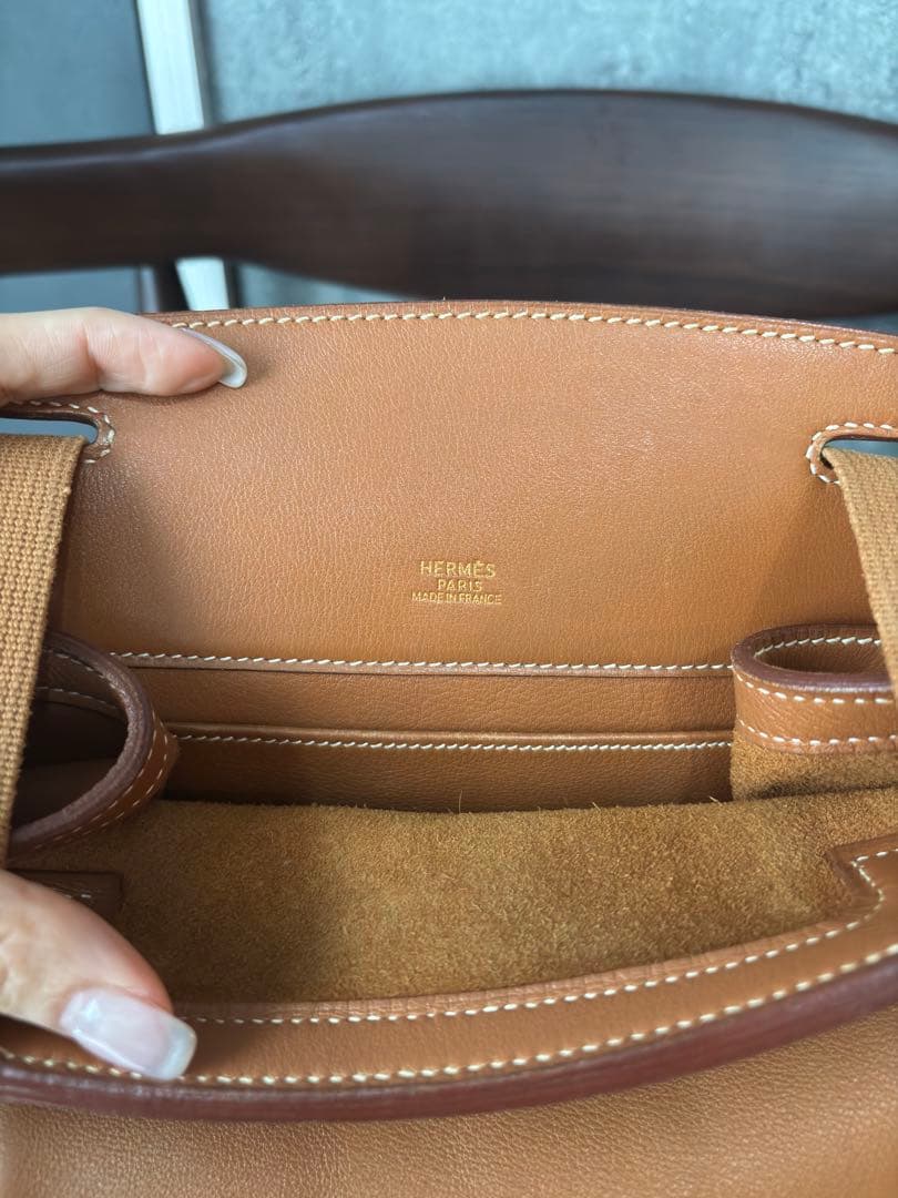 エルメス　シェルパPM リュックサック　ブラック　ショルダー　美品