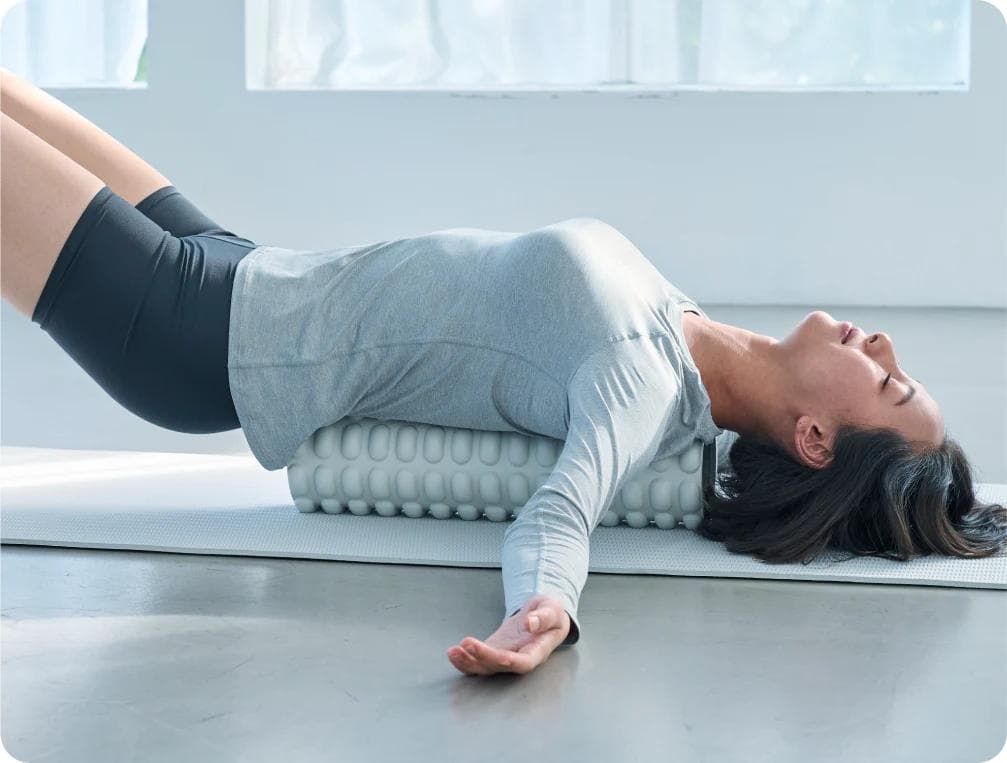 フィルローラー　こりほぐしマッサージ　フォームローラー　筋膜ローラー　ダイエット