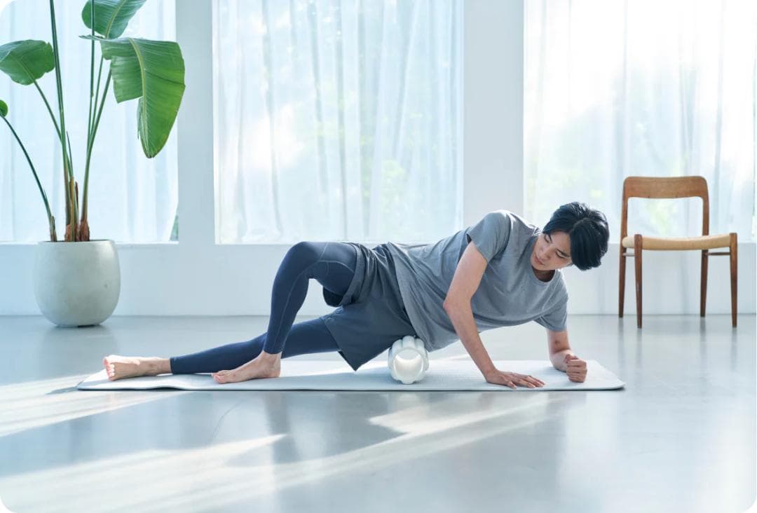 フィルローラー　こりほぐしマッサージ　フォームローラー　筋膜ローラー　ダイエット