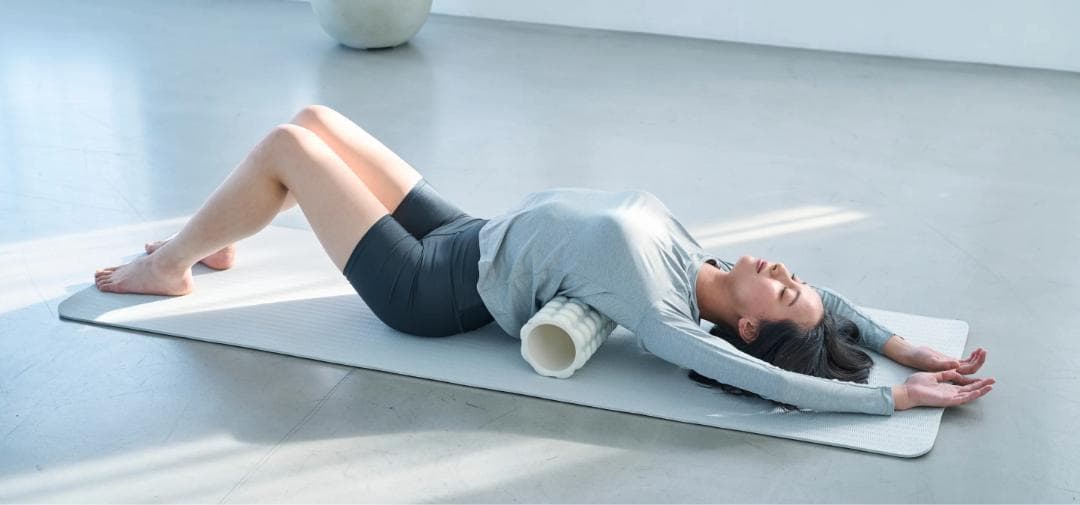 フィルローラー　こりほぐしマッサージ　フォームローラー　筋膜ローラー　ダイエット