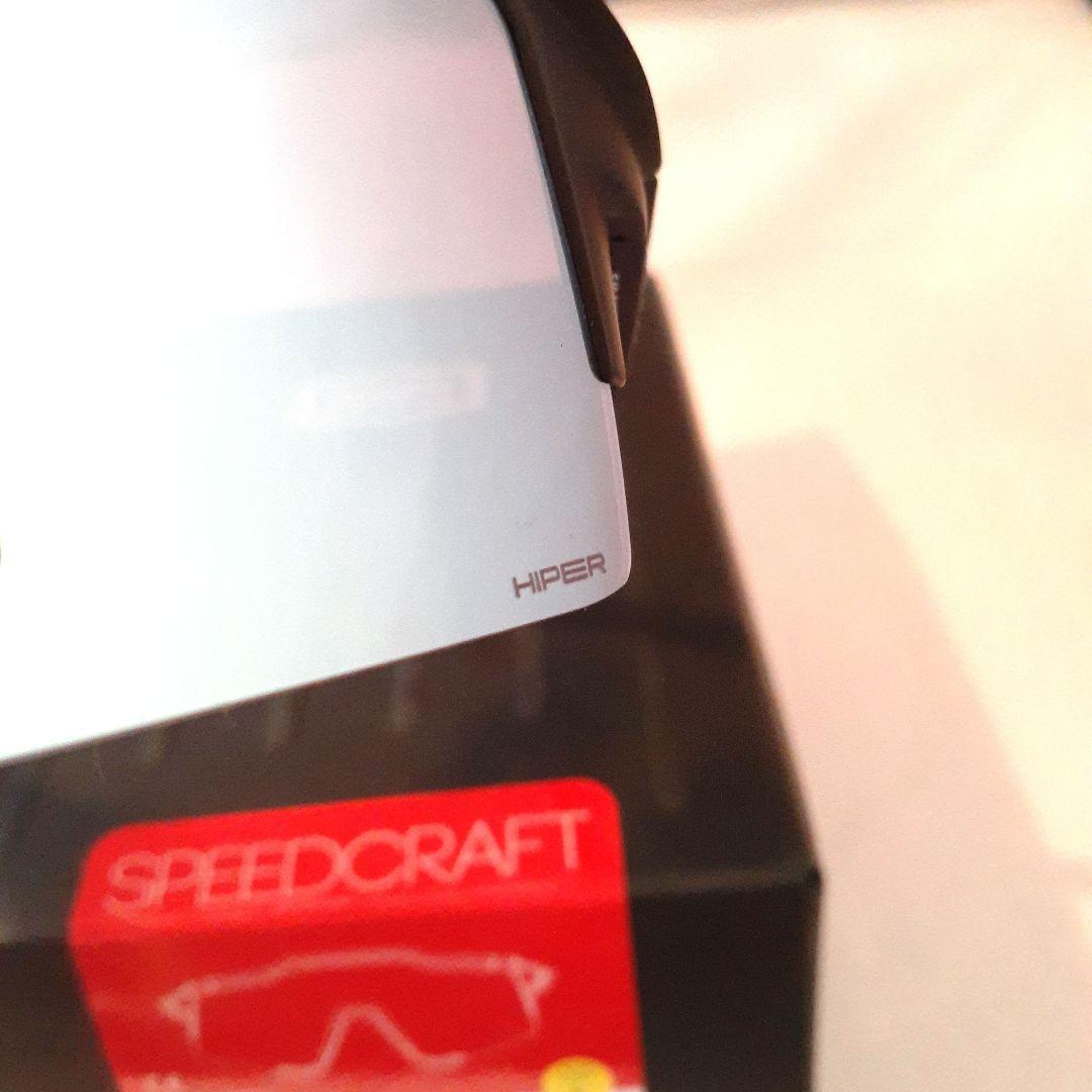 100% SPEEDCRAFT ブラック ブルー ワンハンドレッド サングラス