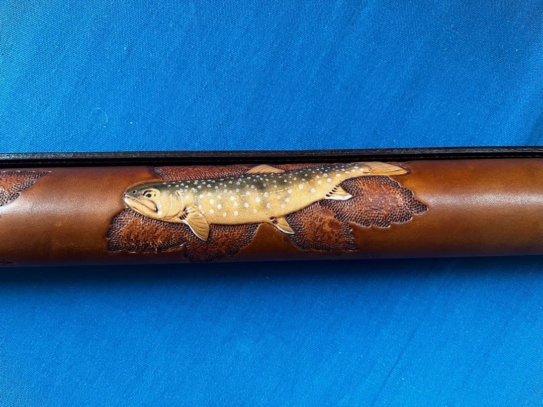 アキラクラフト革製フライロッドケース