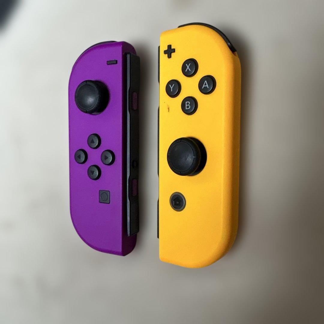 Nintendo Switch ジョイコン パープルイエロー ニンテンドー - メルカリ