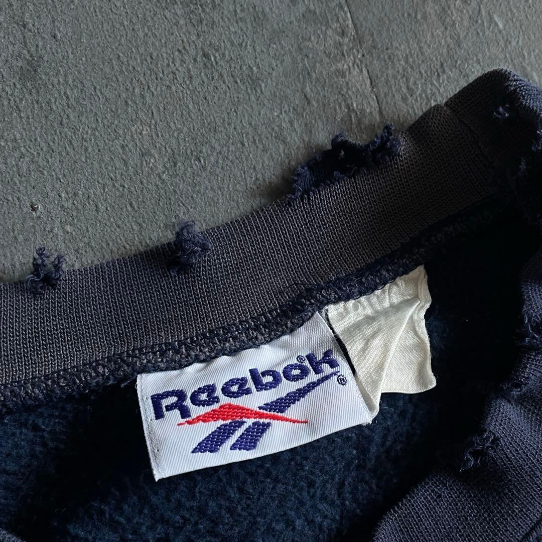 90's reebok old tag“paint Boro sweat
