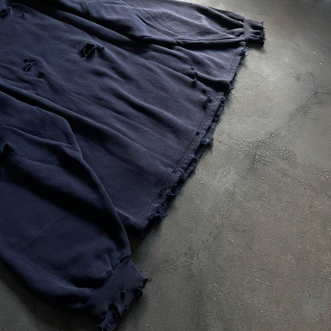 90's reebok old tag“paint Boro sweat