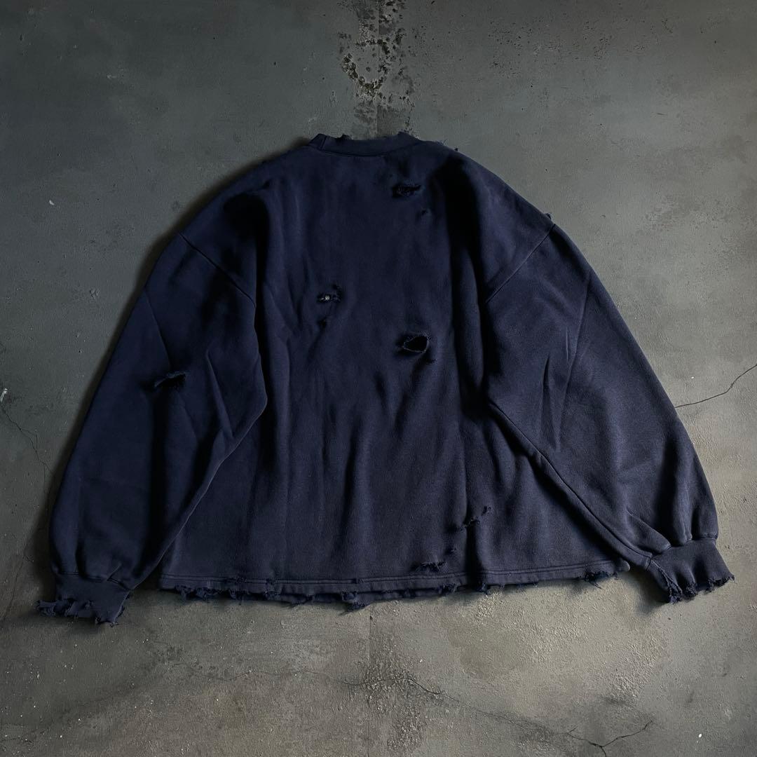 90's reebok old tag“paint Boro sweat