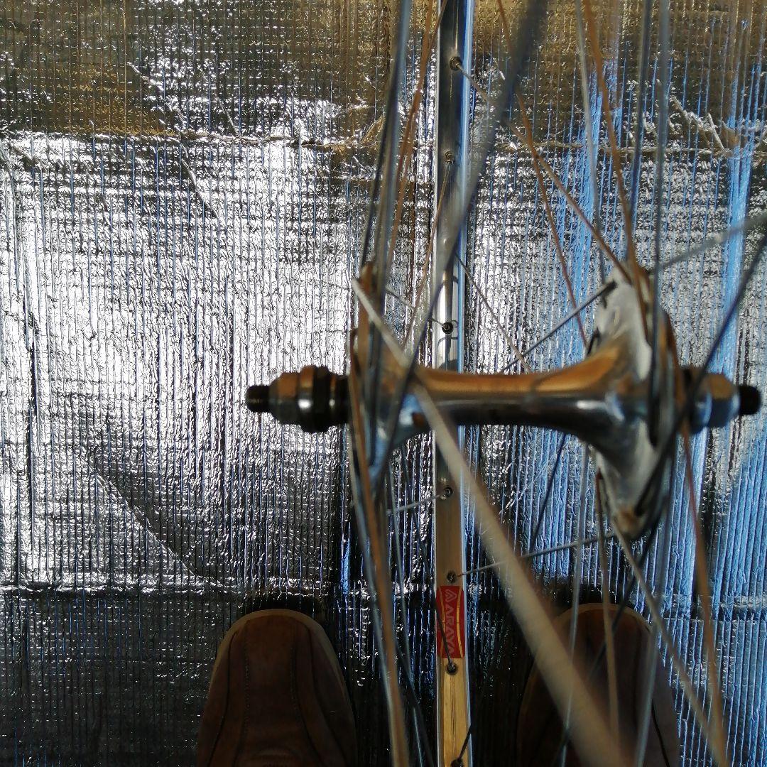 サンツアーハブトラックレーサーNJS認定 前後車輪