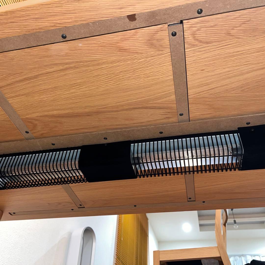 無印良品 木製テーブルダイニングこたつ - メルカリ