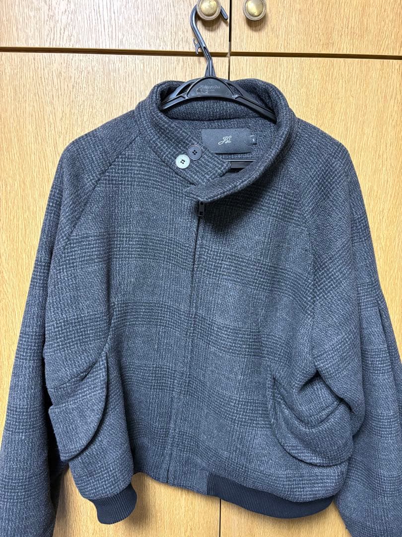 jcaesar_studio ウールハリントンジャケット - メルカリ