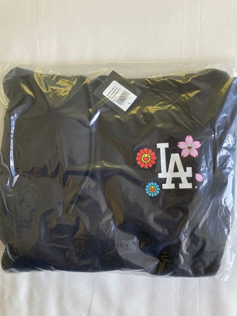 USA限定 村上隆 ドジャース MLB パーカー Lサイズ ブラック 大谷翔平