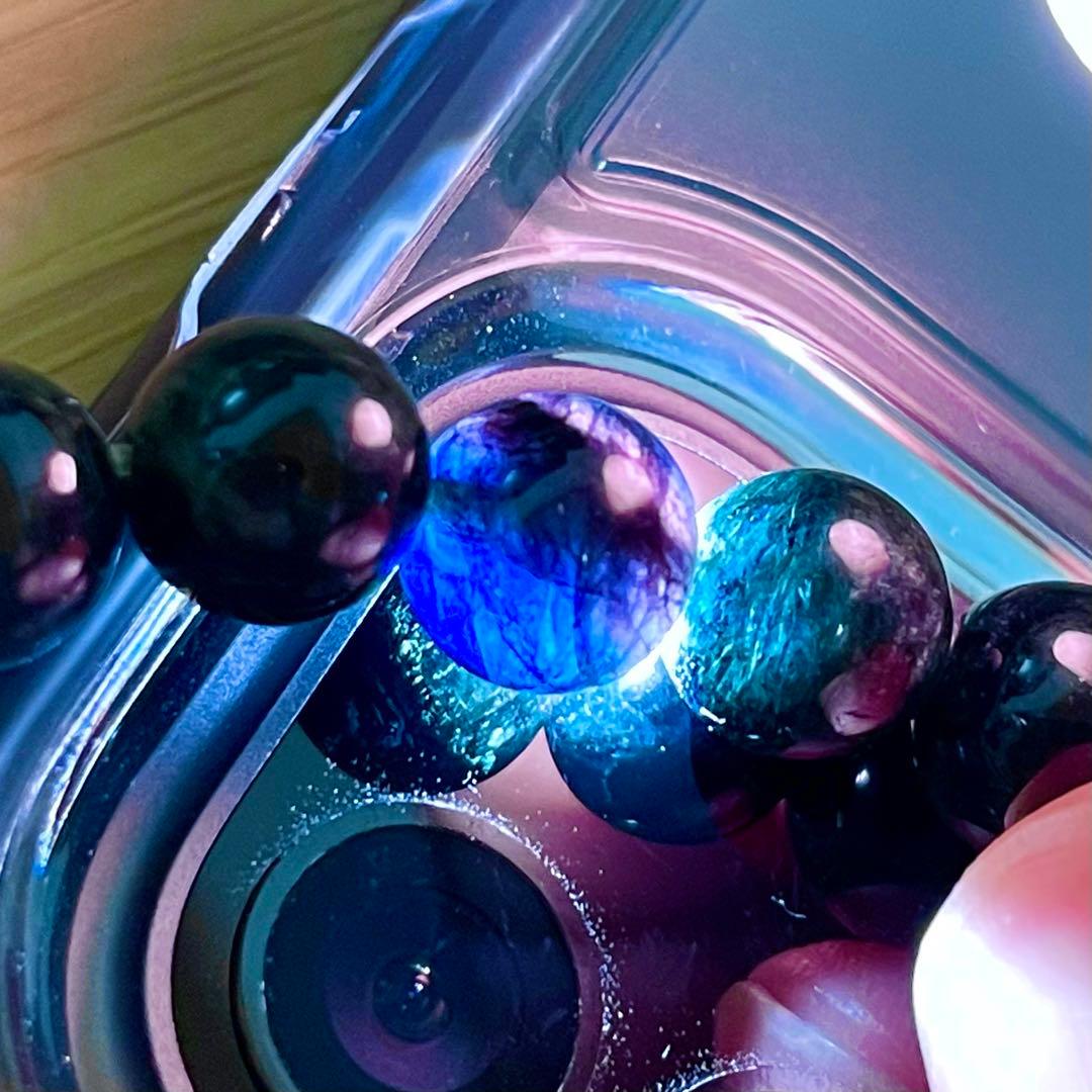 クリスマスセール‼️激レア✨インディゴライト トルマリン 8.3mm 内周16cm