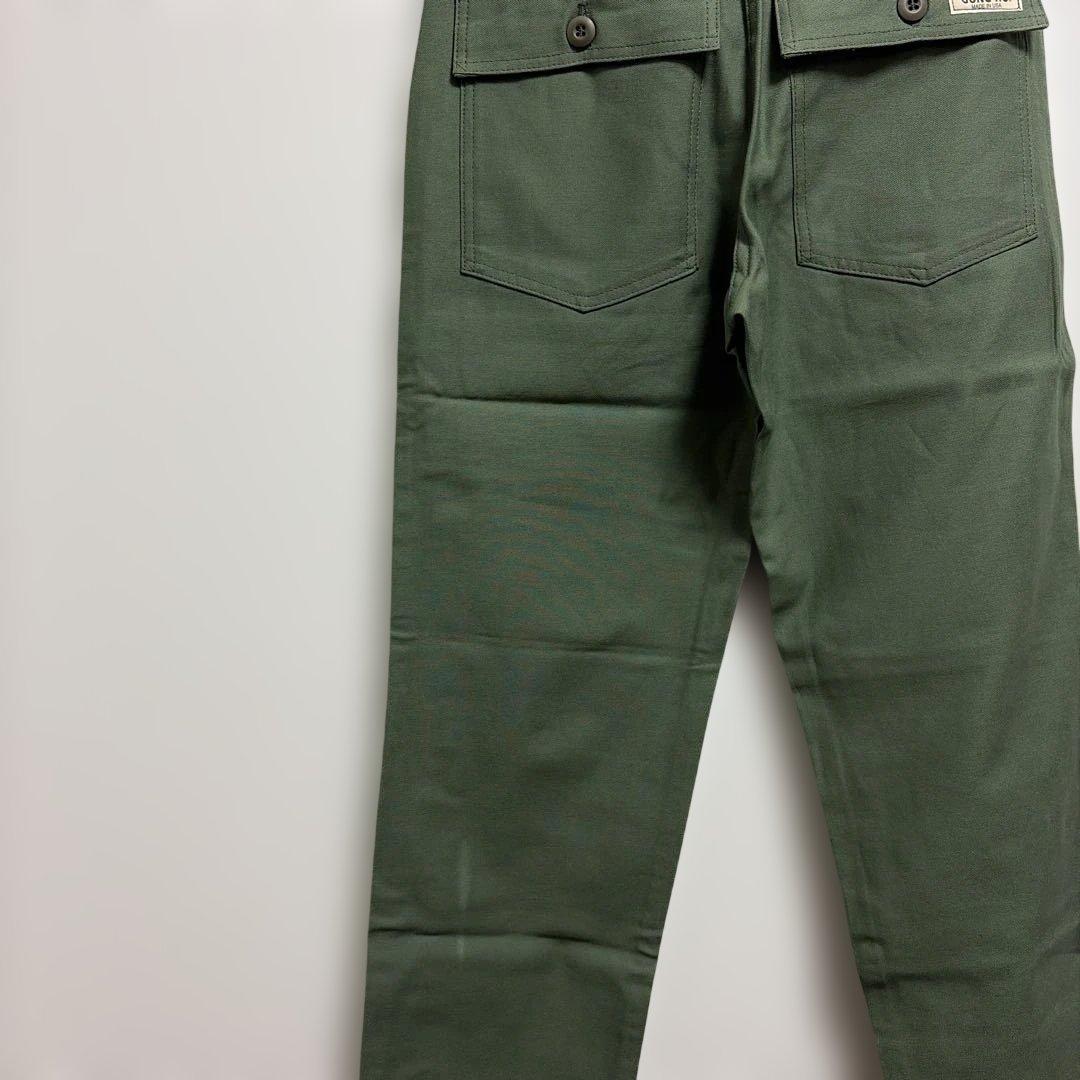 【未使用USA製】旧タグGUNG HOベイカーパンツ　バックサテンW29L30