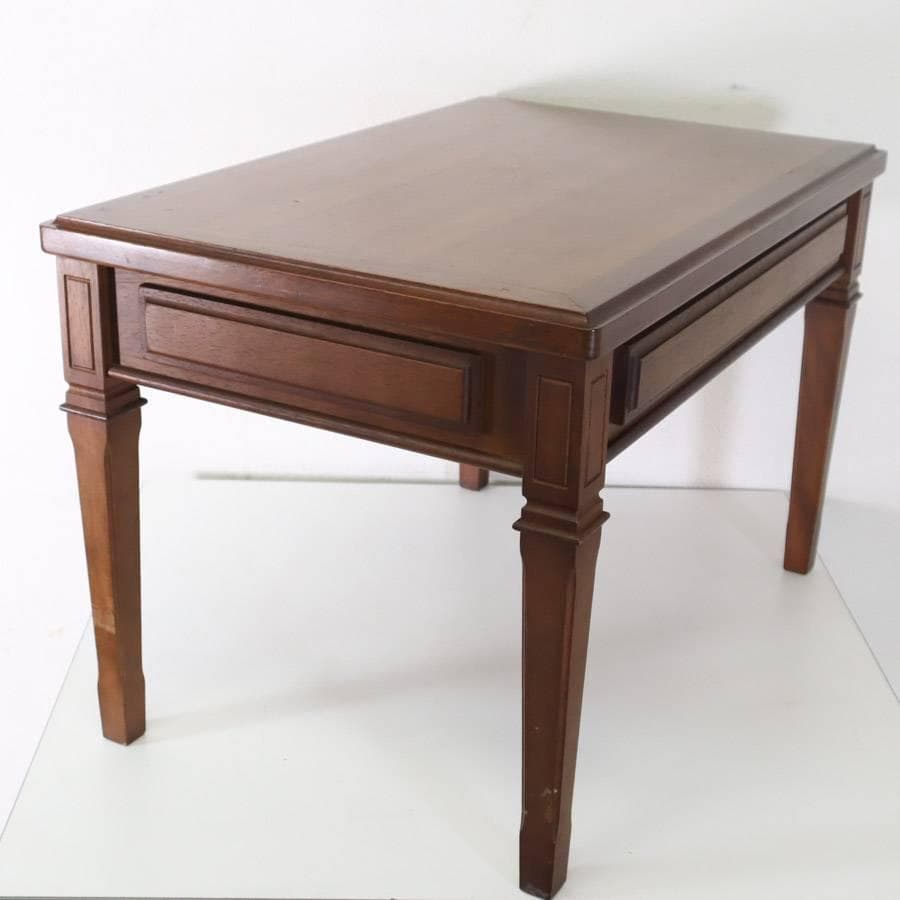 マルニ木工 地中海 サイドテーブル 引き出し付き アンティーク調 高級家具