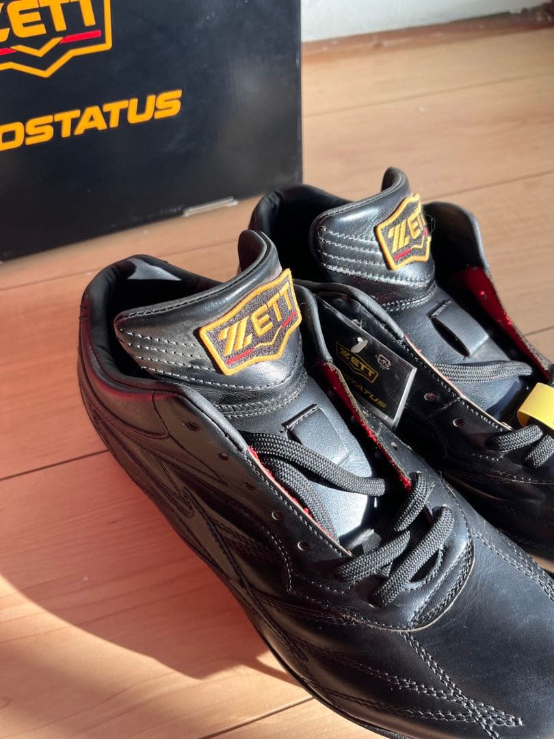 新品未使用ZETT プロステイタス 野球スパイク 革底 26.5cm