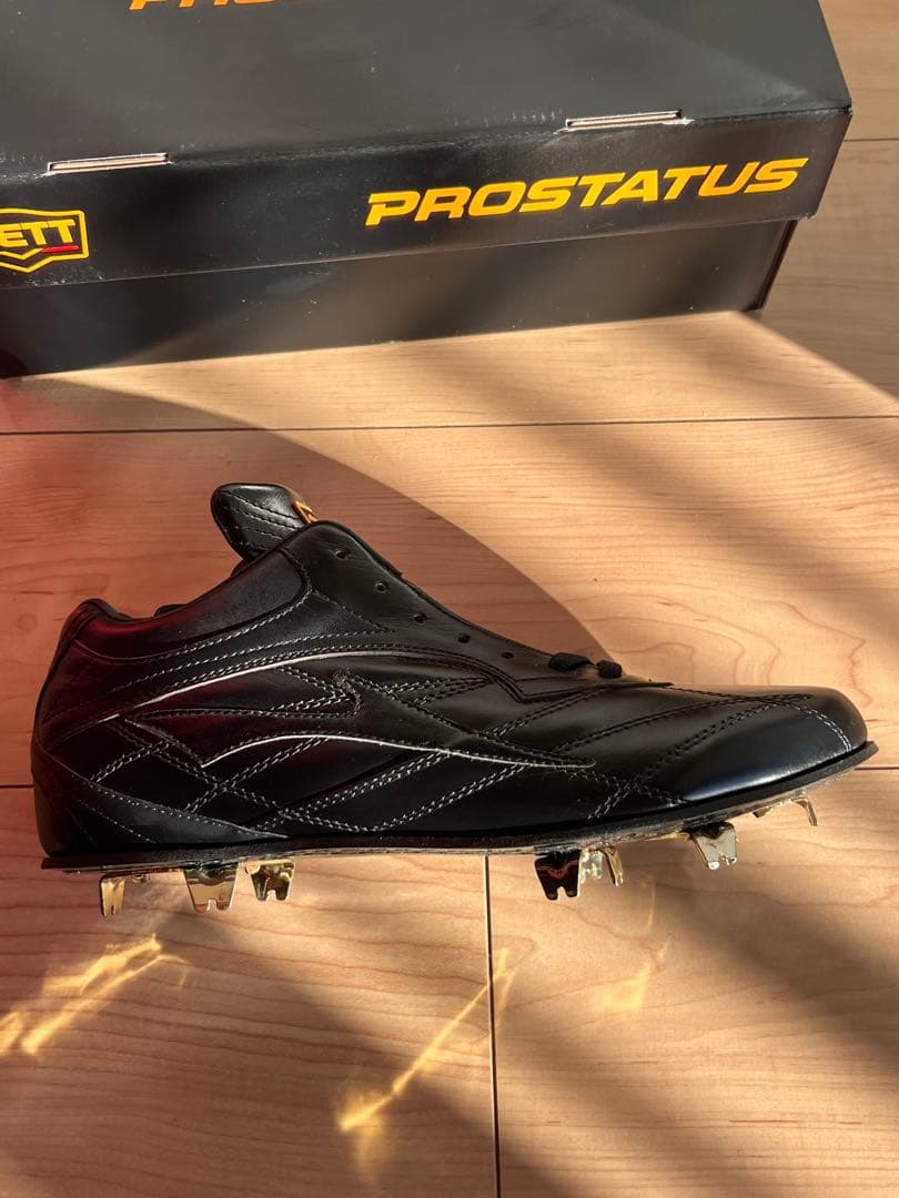 新品未使用ZETT プロステイタス 野球スパイク 革底 26.5cm