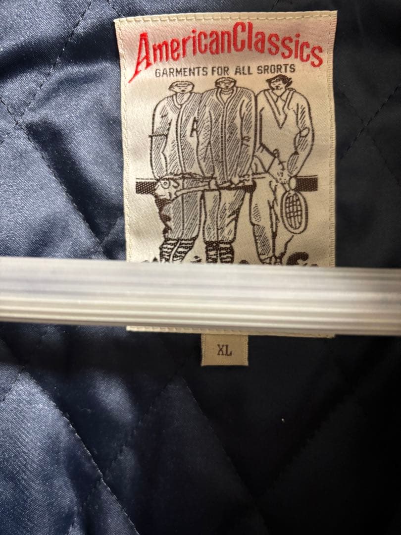 新品未使用AVIREX スタジャン ネイビー/ベージュ