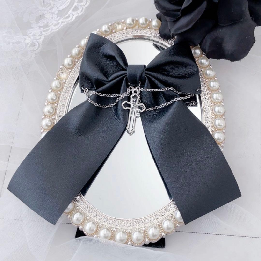 地雷 マーズ セーラー クロス ブラウス 十字架 リボン スカパン