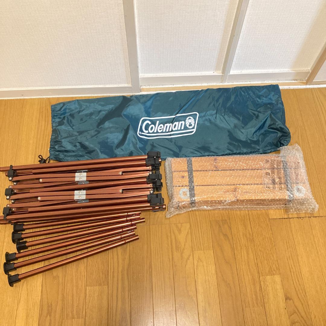 希少モデル】Coleman / ナチュラルウッドカウンターテーブルクラシック