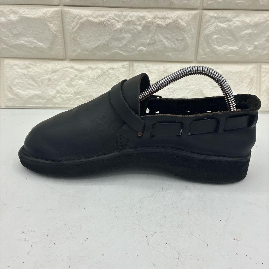 【美品】オーロラシューズ ミドルイングリッシュ 23.5 レザー ローファー 黒