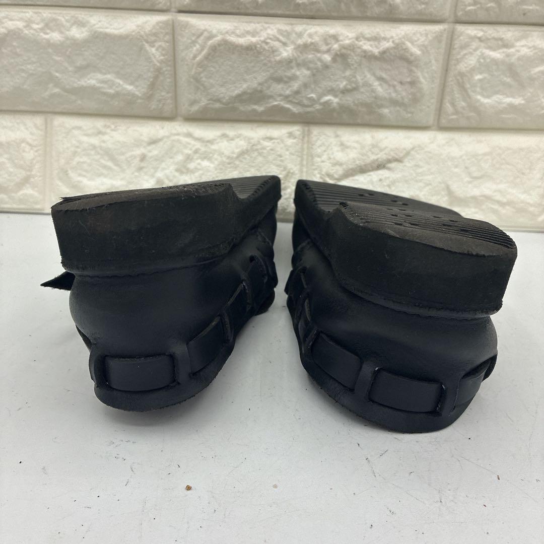 【美品】オーロラシューズ ミドルイングリッシュ 23.5 レザー ローファー 黒