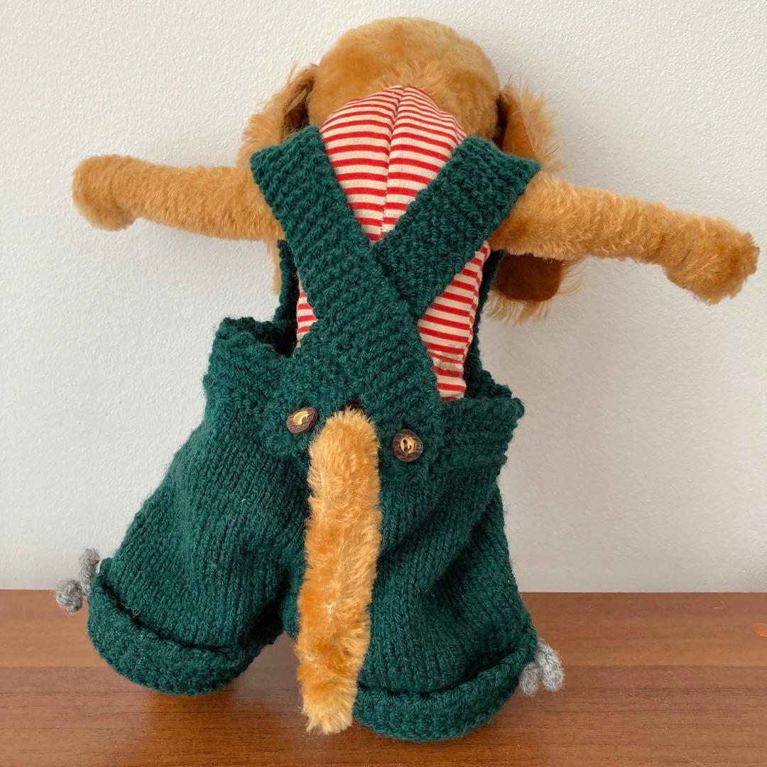 ダックスフント　犬　ぬいぐるみ　ダックス　南ドイツ　シュコー　ヴィンテージ