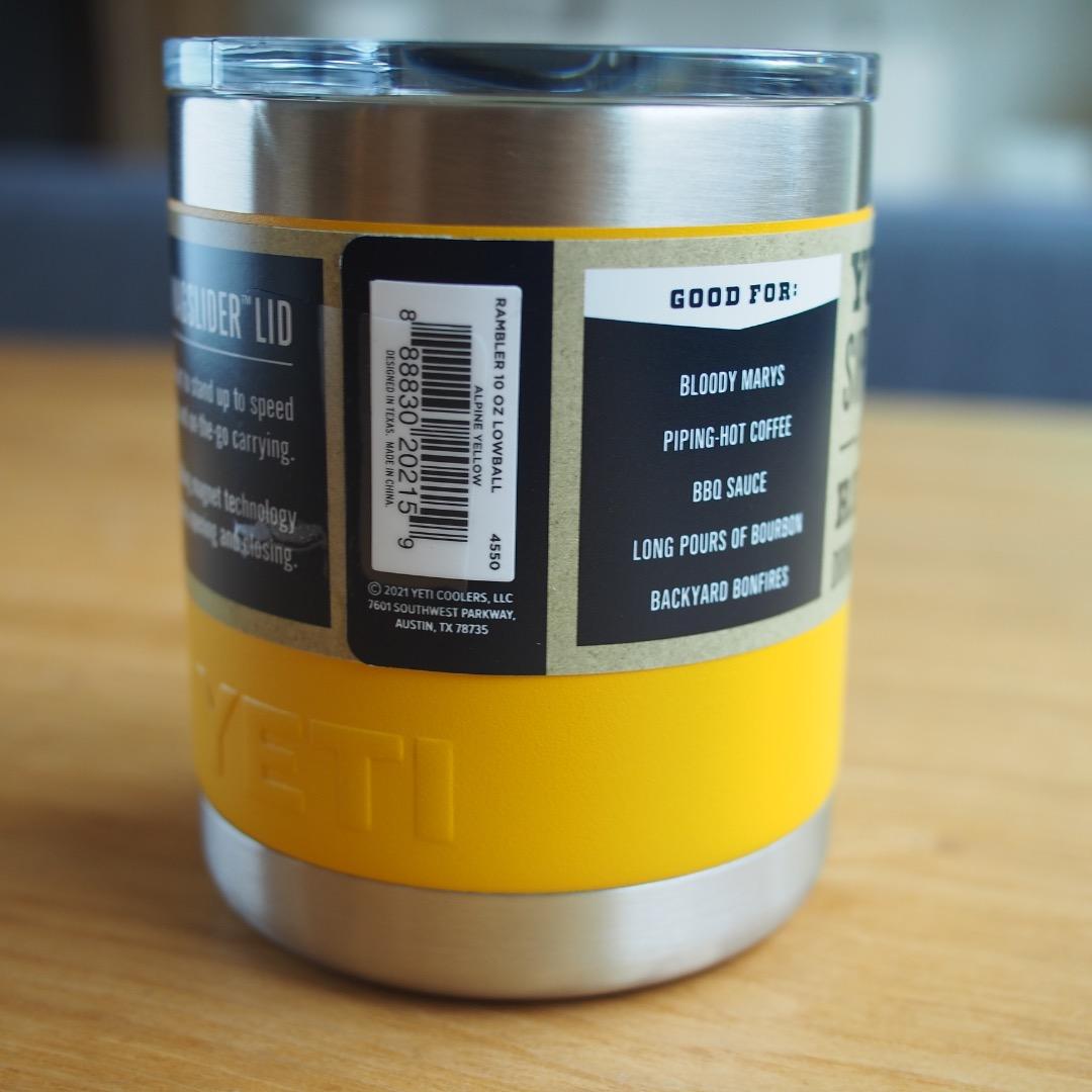 YETI イエティ ランブラー10oz ローボウル lowball