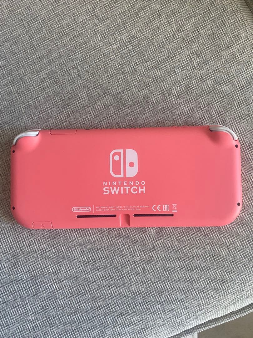 「Nintendo Switch Lite ピンク 箱　充電器付き