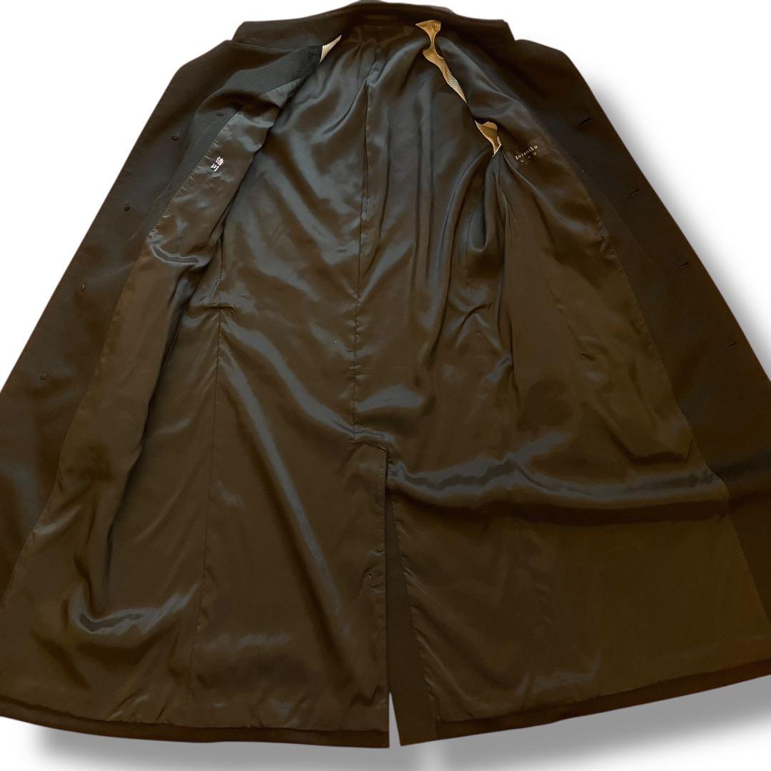 ⭐️カシミヤ100%⭐️五大陸 オンワード ステンカラーコート XL ビジネス