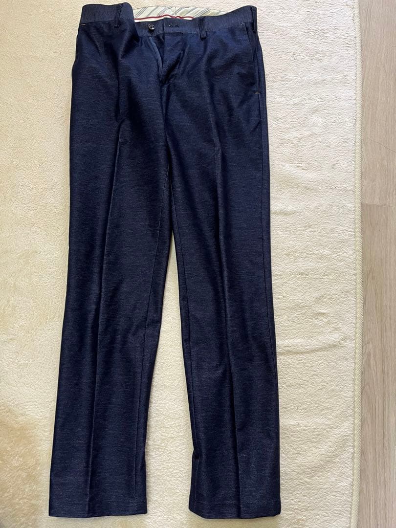 はるやま　EDWIN　スーツ　セットアップ　スリーピース　デニム調