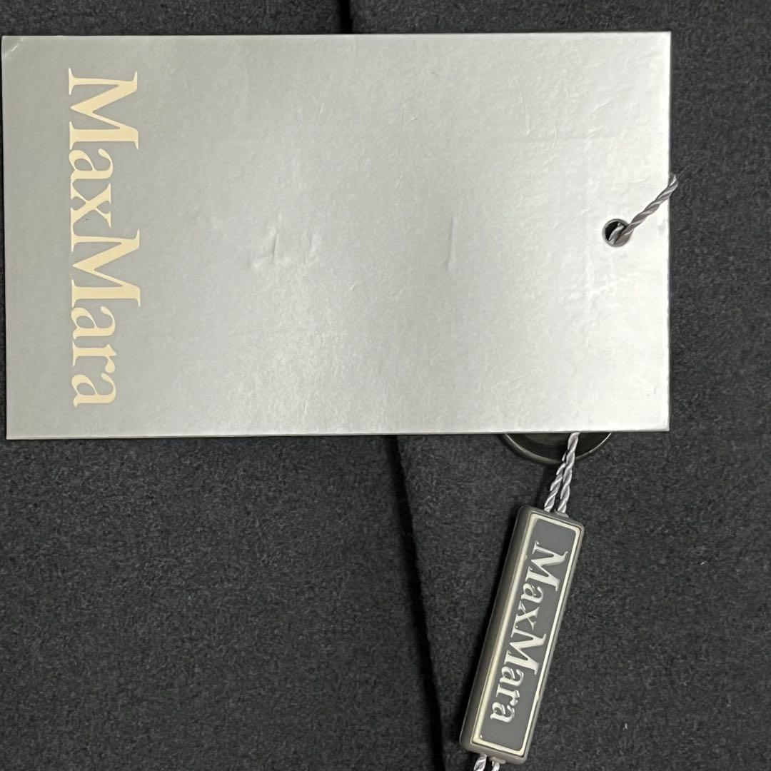 【最高級】マックスマーラ チェスターコート マキシ丈 銀タグ チャコールグレー