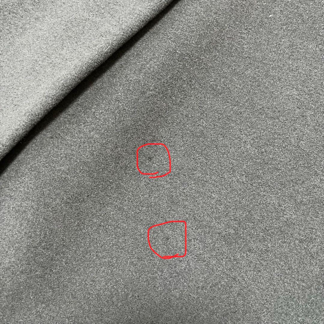 【最高級】マックスマーラ チェスターコート マキシ丈 銀タグ チャコールグレー