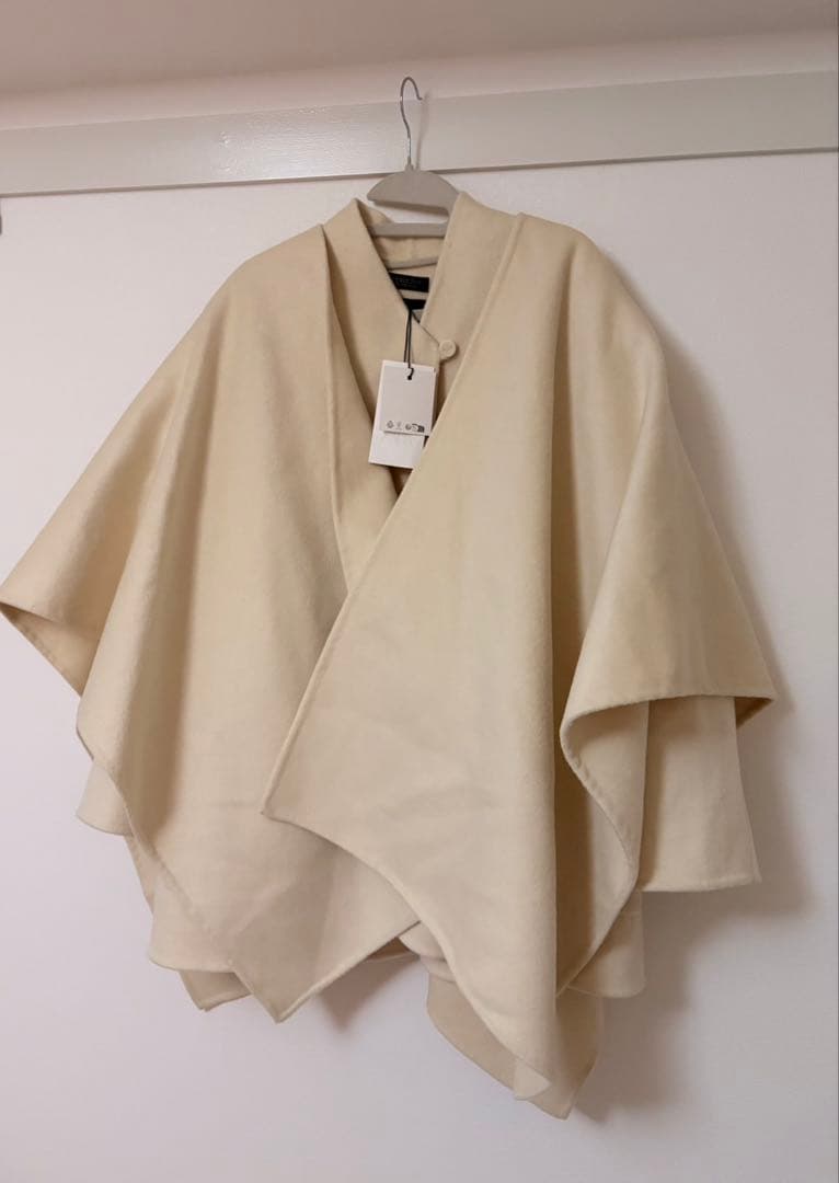 ZARA ザラ ZW COLLECTION ウールケープコート XS
