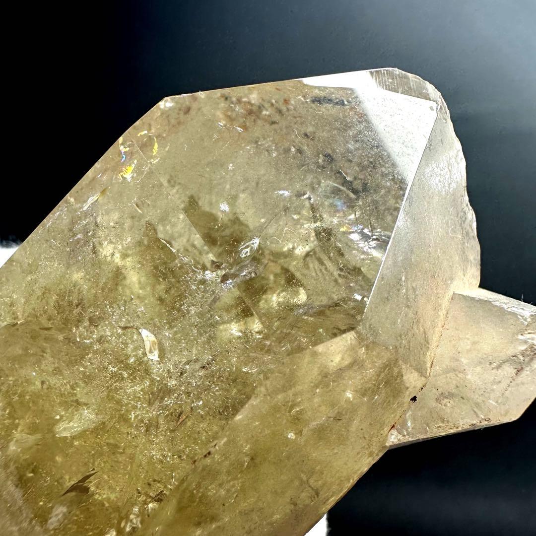 金運·浄化】レインボー☆シトリン☆黄水晶クラスター☆パワーストーン