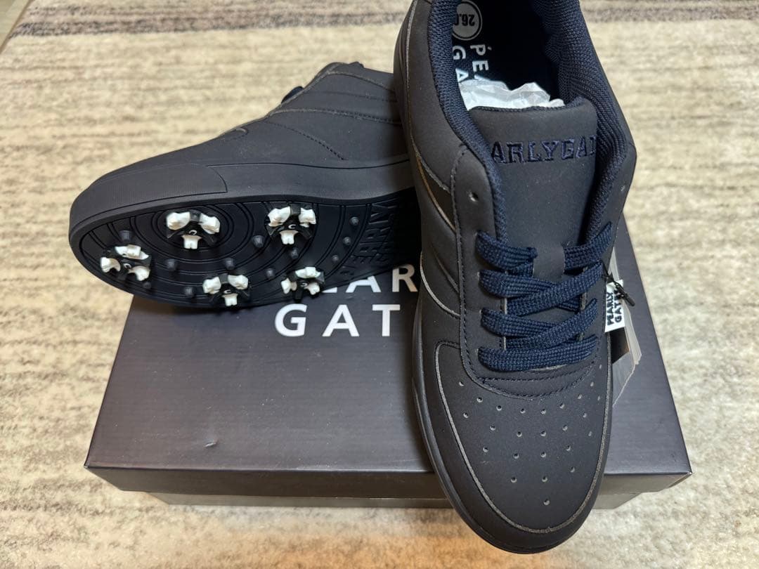 新品　パーリーゲイツ　シューズ　ネイビー　26.0cm