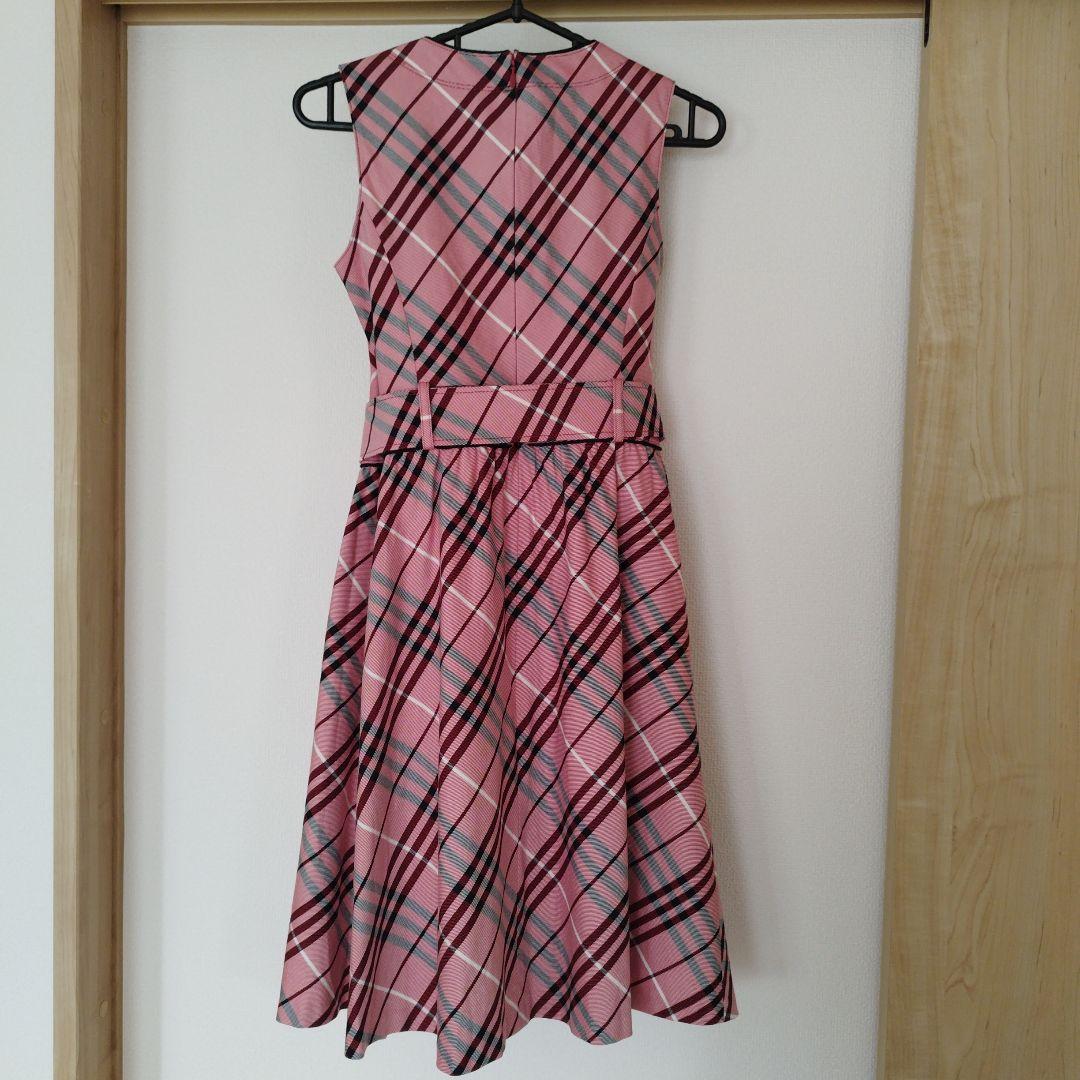 値下げ 美品 BURBERRY BLUE LABEL ノースリーブワンピース