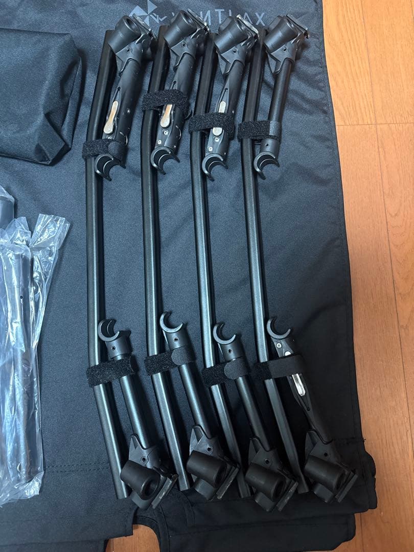 アウトドア寝具 VENTLAX 2WAY ADJUSTABLE COT WIDE BLACK