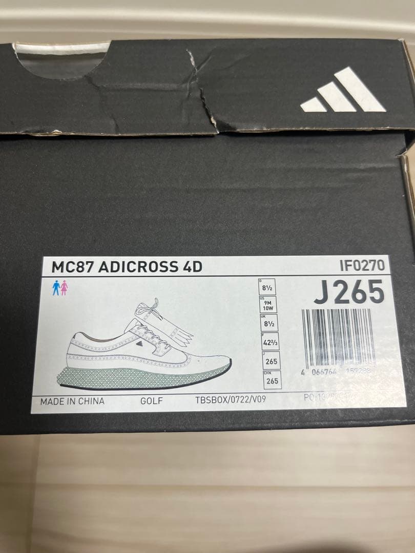 L*N様 MC87 アディクロス 4D ADICROSS GOLF ゴルフシュー