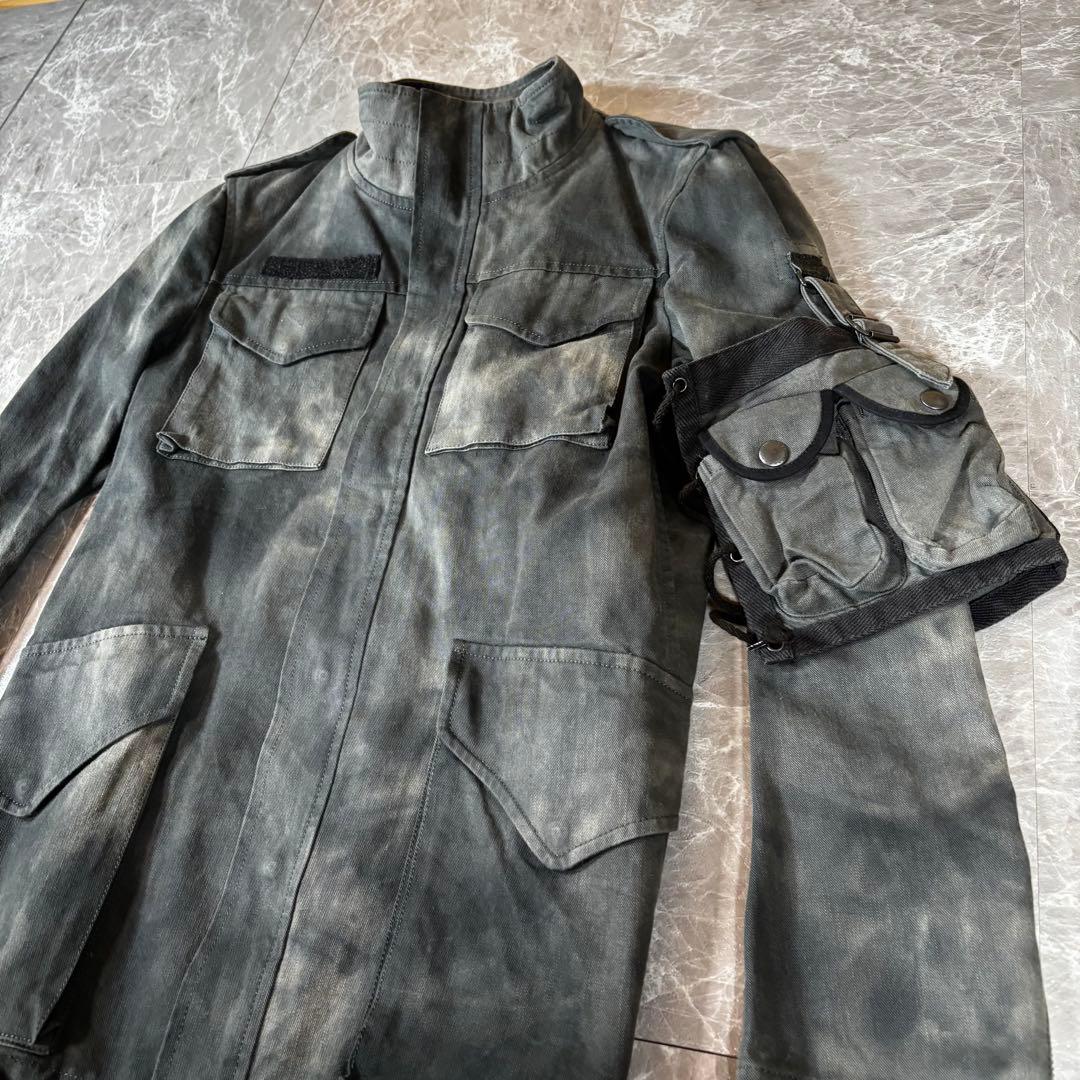 00s【archive】gimmick jacket/Y2K/ムラ/ポケット - メルカリ