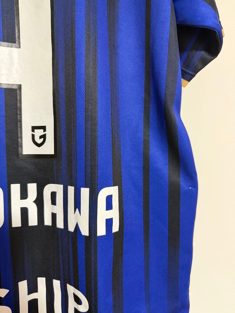 ガンバ大阪　ユニフォーム　2025 レプリカ　半袖　黒川圭介　4番　M-Lサイズ