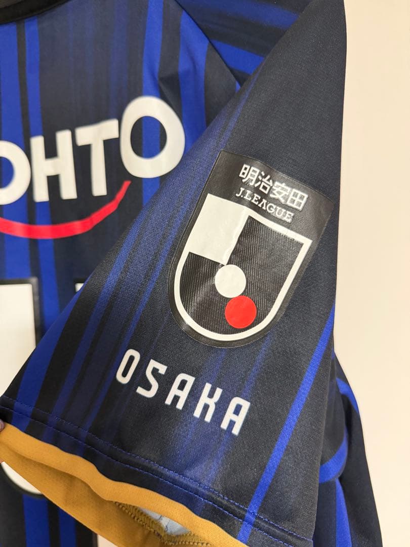 ガンバ大阪　ユニフォーム　2025 レプリカ　半袖　黒川圭介　4番　M-Lサイズ