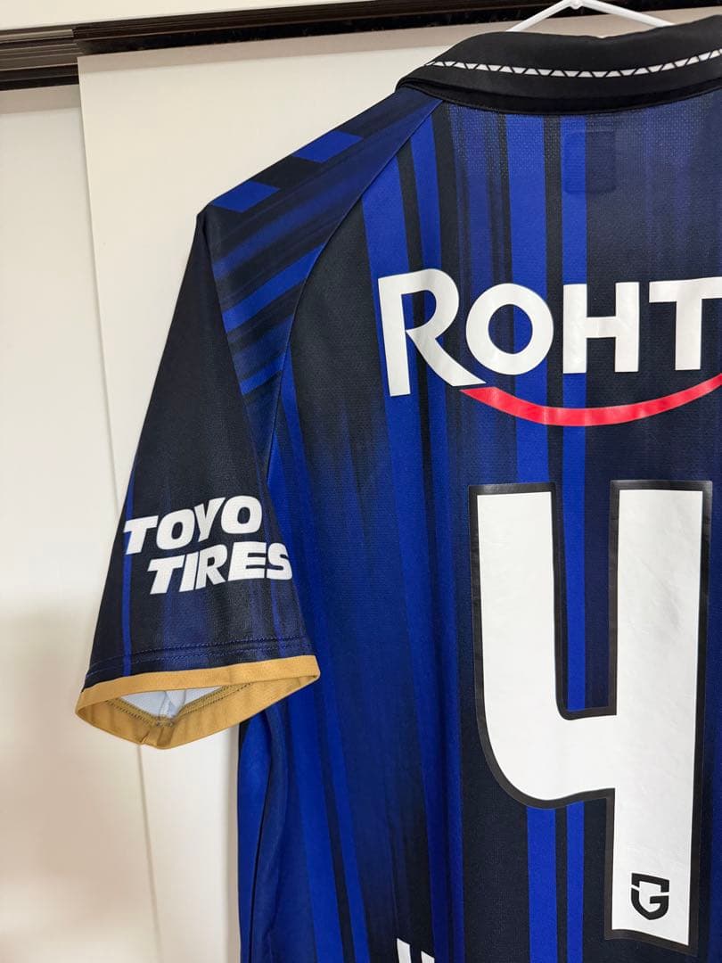 ガンバ大阪　ユニフォーム　2025 レプリカ　半袖　黒川圭介　4番　M-Lサイズ