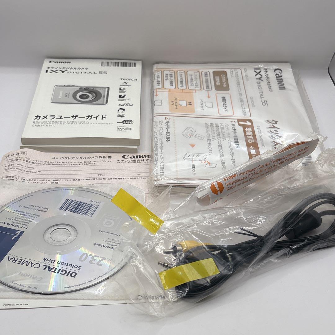 【ジャンク品・箱あり】Canon IXY Digital 55コンデジ