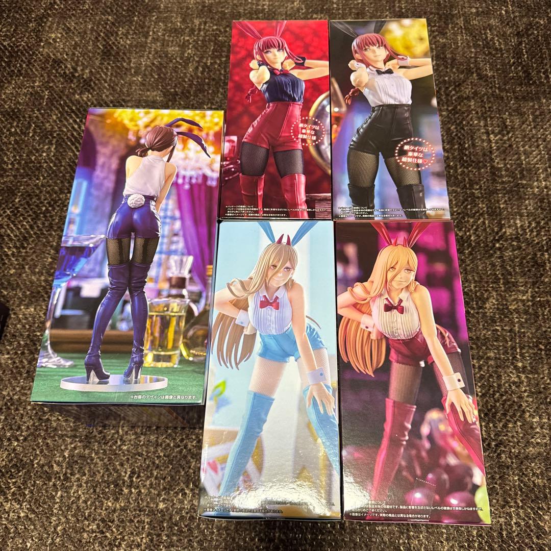 bicute bunny マキマ、パワー、コベニ初販版&再販版　新品未開封コンプ