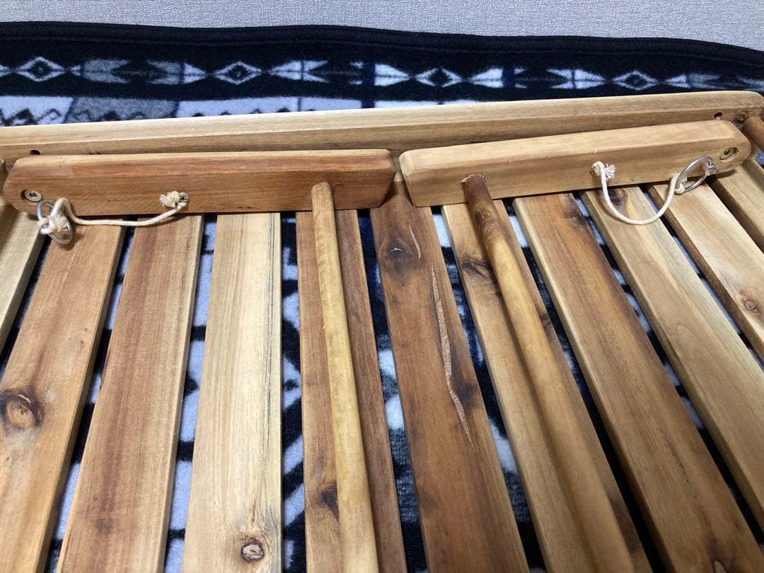 キャプテンスタッグ 3段ラック 木製テーブル