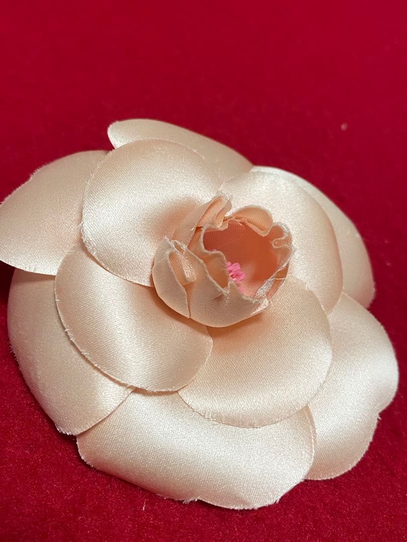 CHANEL シャネル カメリア コサージュ ブローチ ヴィンテージ ピンク
