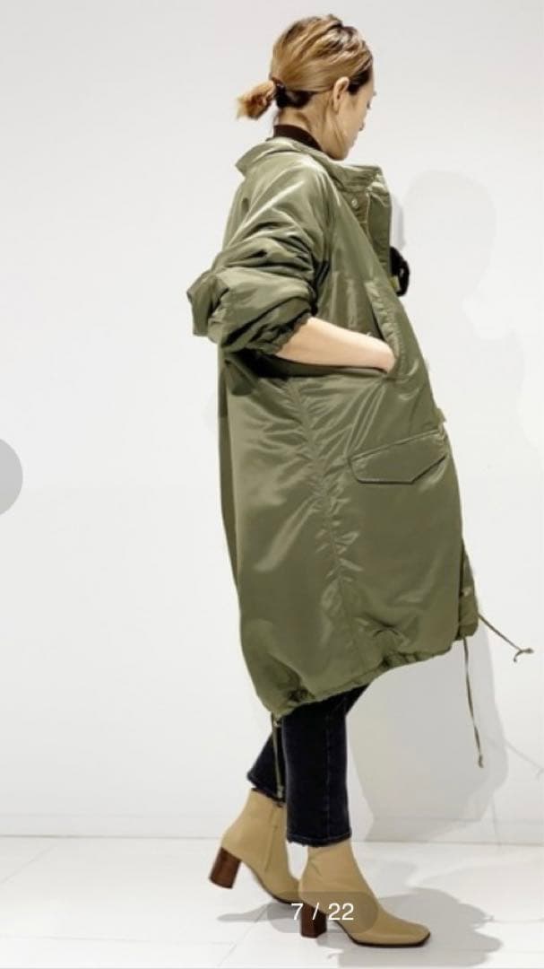 STAND ALONE/スタンドアローン リバーシブルフリース×モッズコート