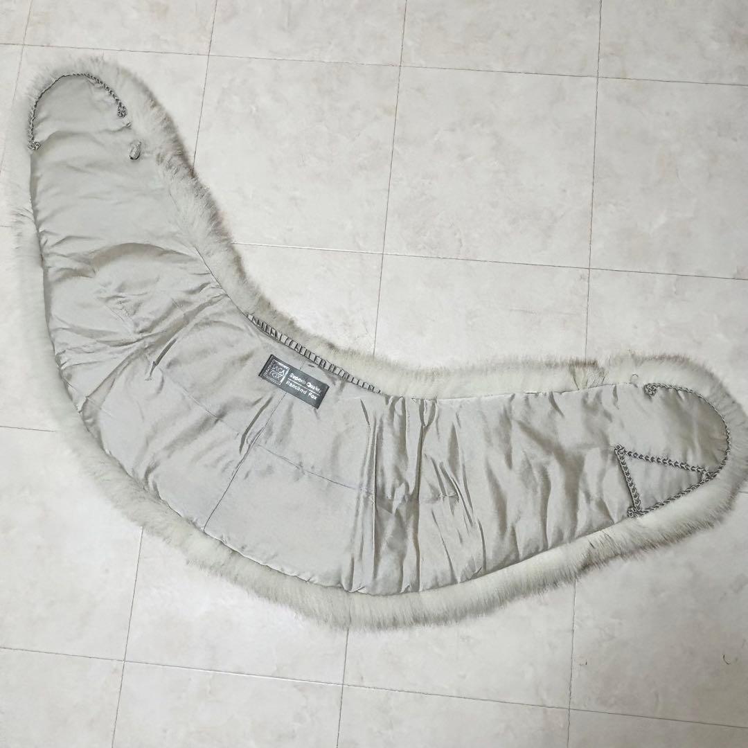 【美品】大判 サガフォックス ブルーフォックス ショール