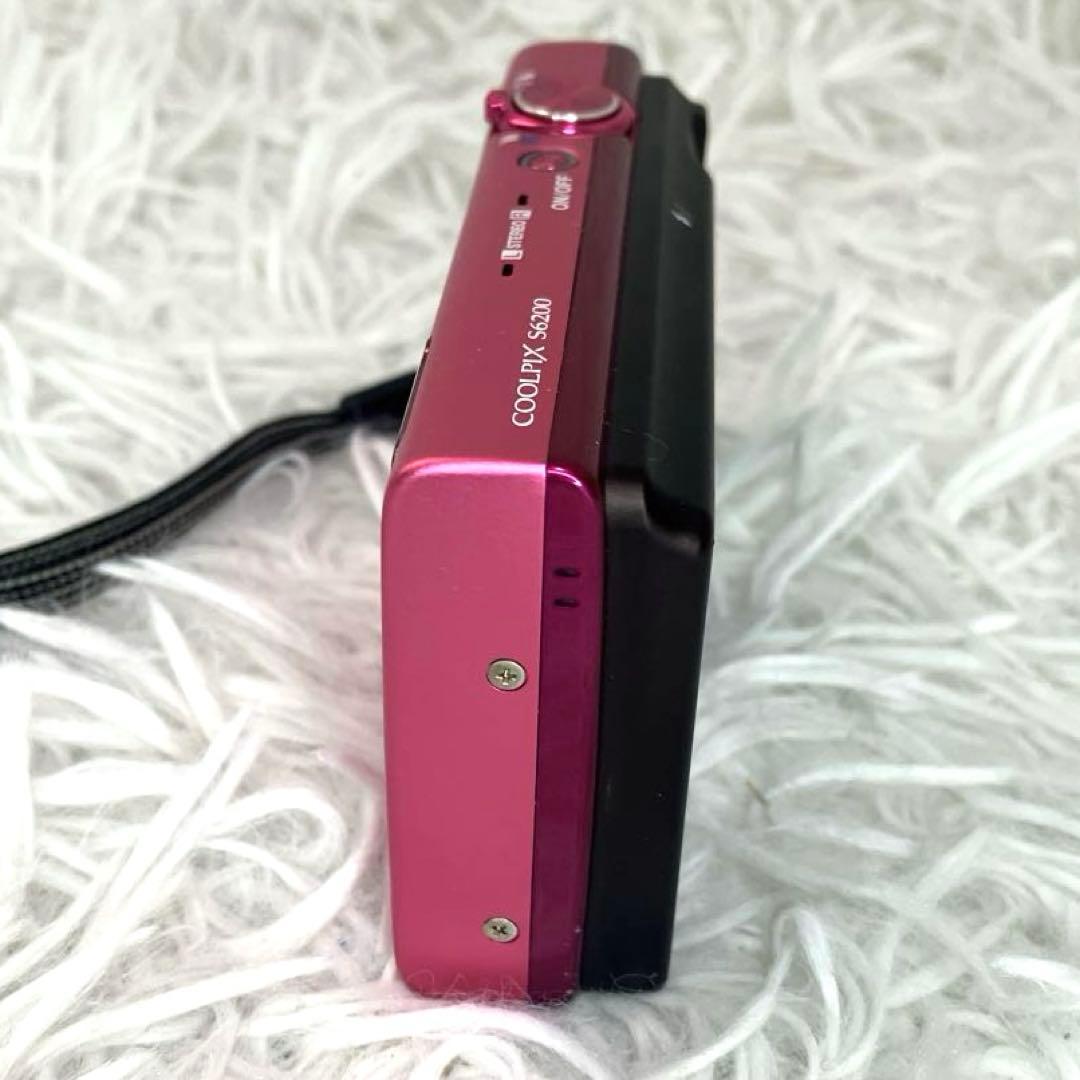 Nikon ニコン COOLPIX S6200 クールピクス チェリーピンク